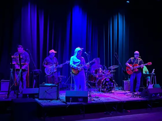 Josh Buchanan with Forrest Wentzel, Heath Nicholls, Mac Bartine and Rich Adlin